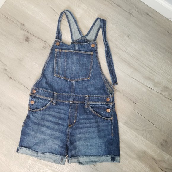 raw denim overalls